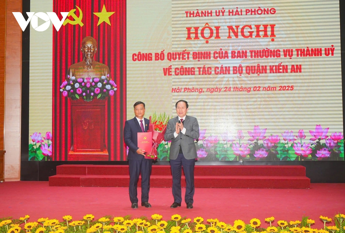 Quận Kiến An (TP Hải Phòng) có Bí thư, Chủ tịch UBND mới